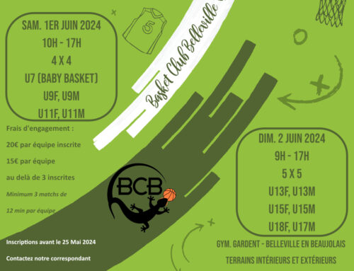 Grand Tournoi du Basket Club Belleville  (1er et 2 Juin 2024)